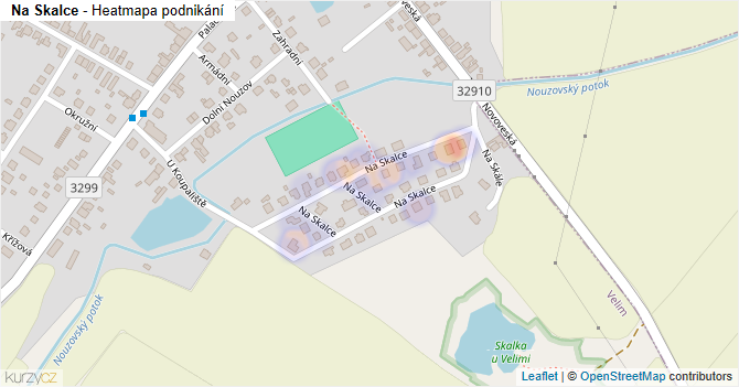 Na Skalce - mapa podnikání