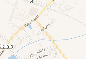 Novoveská v obci Velim - mapa ulice