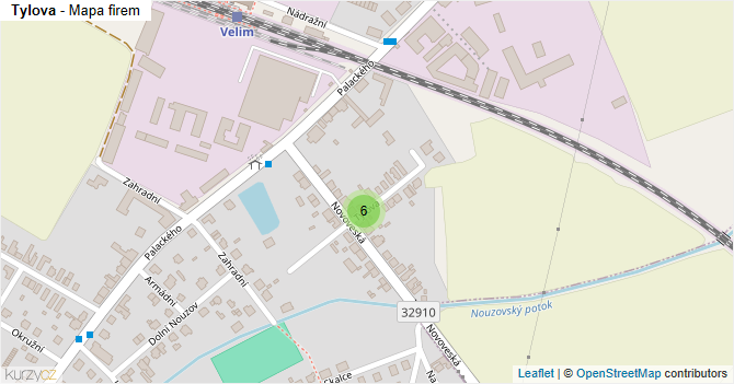 Tylova - mapa firem