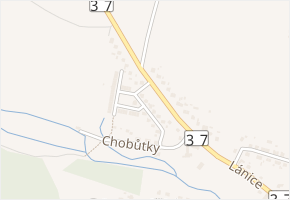 Chobůtky v obci Velká Bíteš - mapa ulice