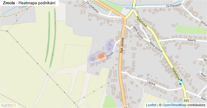 Zmola - mapa podnikání