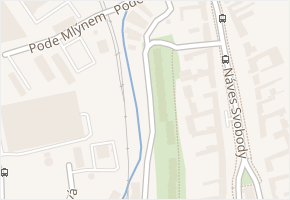Cukrovar v obci Velká Bystřice - mapa ulice