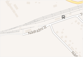 Nádražní I v obci Velká Bystřice - mapa ulice
