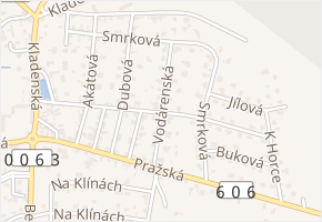 Na Poustkách v obci Velká Dobrá - mapa ulice