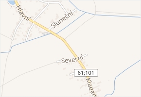 Západní v obci Velká Dobrá - mapa ulice