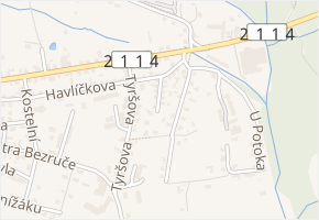 Krátká v obci Velká Hleďsebe - mapa ulice