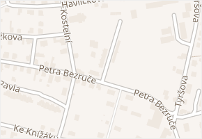 U Hřiště v obci Velká Hleďsebe - mapa ulice
