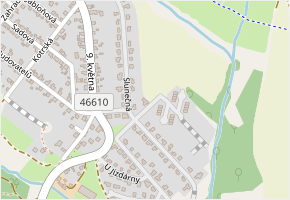 K Lázni v obci Velká Polom - mapa ulice