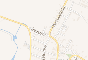 Nad Úvozem v obci Velká Polom - mapa ulice