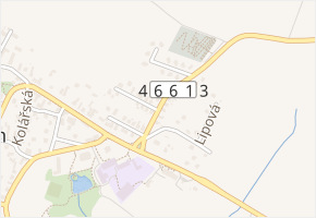 Plesenská v obci Velká Polom - mapa ulice