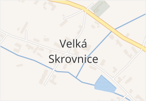 Velká Skrovnice v obci Velká Skrovnice - mapa části obce