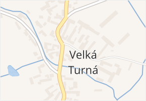 Velká Turná v obci Velká Turná - mapa části obce