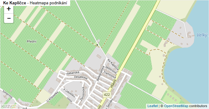 Ke Kapličce - mapa podnikání