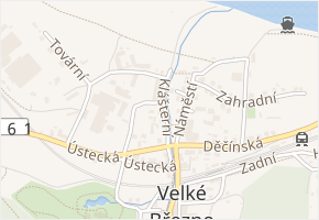 Klášterní v obci Velké Březno - mapa ulice