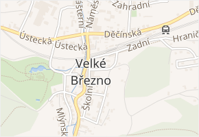 Nová v obci Velké Březno - mapa ulice