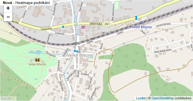 Nová - mapa podnikání