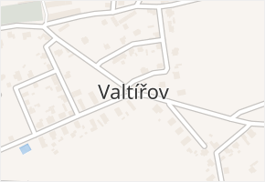 Valtířov v obci Velké Březno - mapa části obce