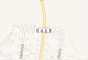 Nádražní v obci Velké Hoštice - mapa ulice