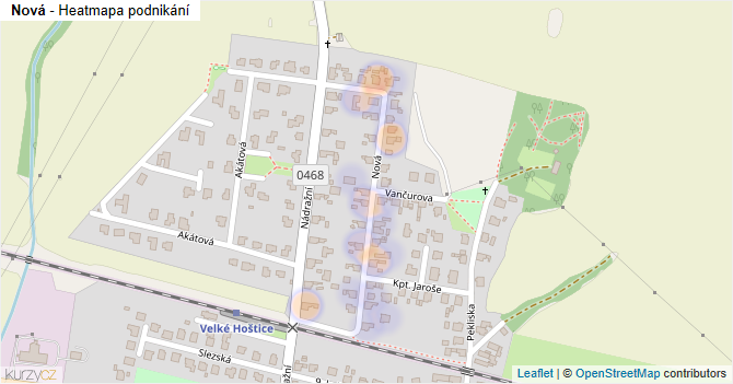 Nová - mapa podnikání