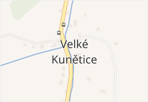 Velké Kunětice v obci Velké Kunětice - mapa části obce