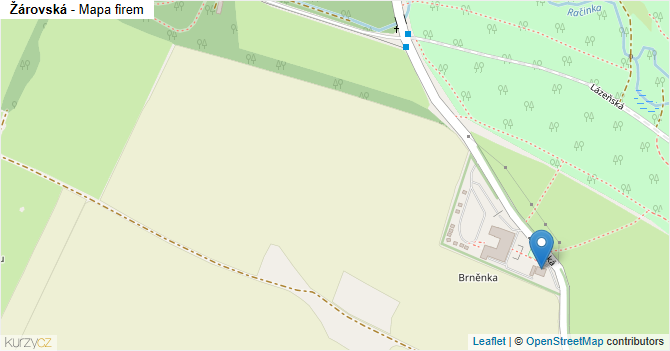 Žárovská - mapa firem