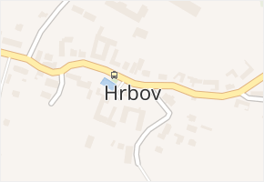 Hrbov v obci Velké Meziříčí - mapa části obce