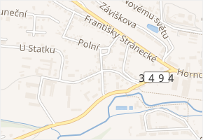 Nová Říše v obci Velké Meziříčí - mapa ulice