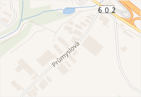 Průmyslová v obci Velké Meziříčí - mapa ulice