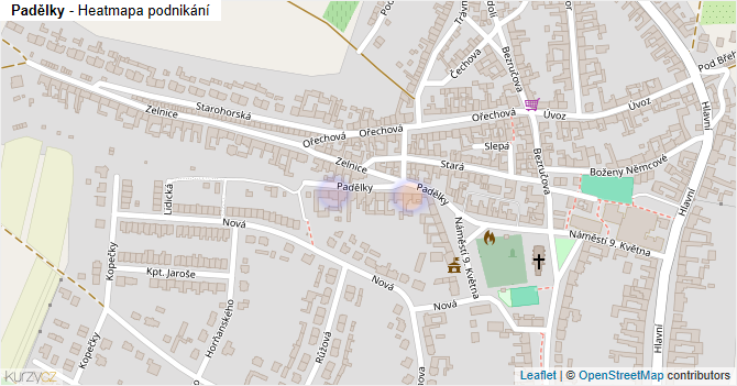 Padělky - mapa podnikání