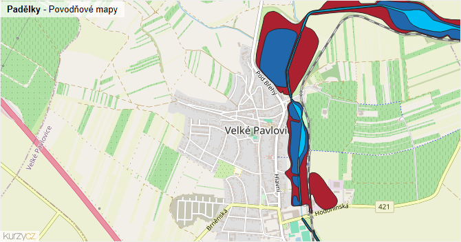 Padělky - záplavové mapy stoleté vody