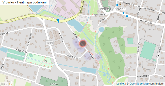 V parku - mapa podnikání