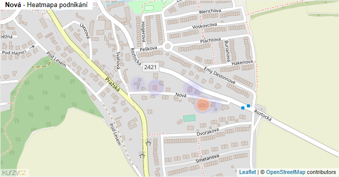 Nová - mapa podnikání