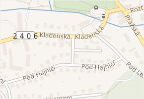 Příčná v obci Velké Přílepy - mapa ulice