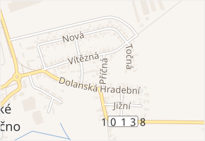 Příčná v obci Velké Přítočno - mapa ulice