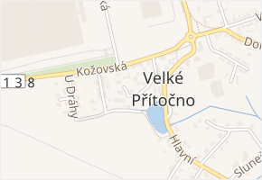 U studánky v obci Velké Přítočno - mapa ulice