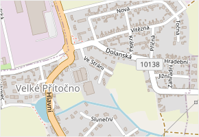 Ve Stráni v obci Velké Přítočno - mapa ulice