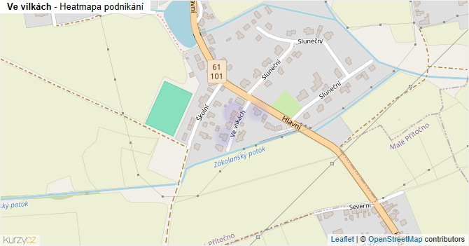 Ve vilkách - mapa podnikání