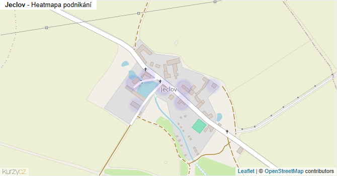 Jeclov - mapa podnikání