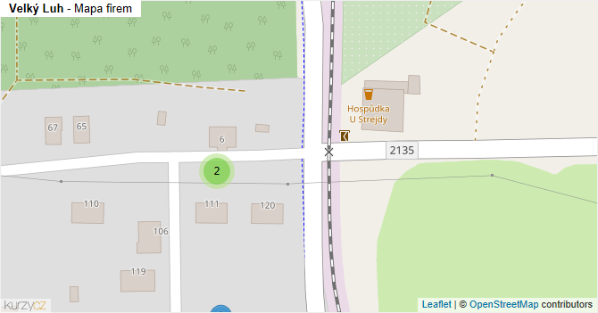 Velký Luh - mapa firem