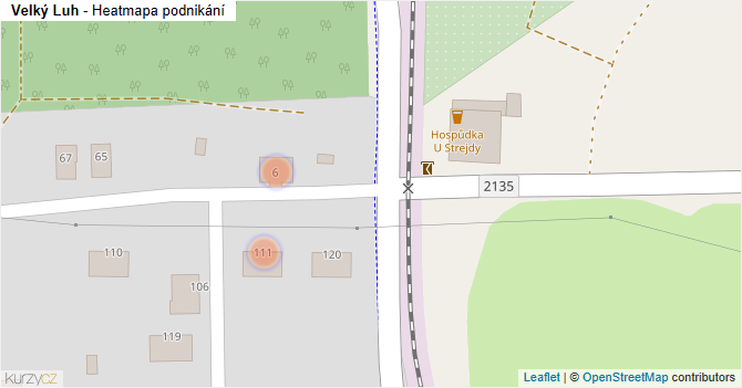 Velký Luh - mapa podnikání