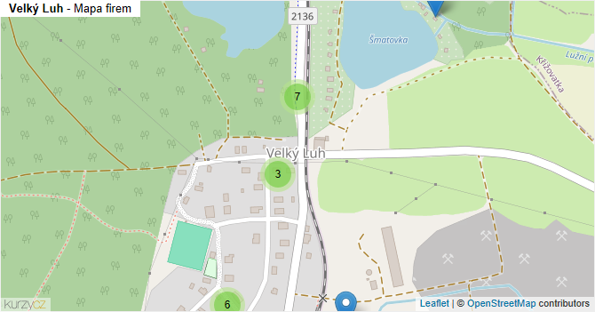 Velký Luh - mapa firem