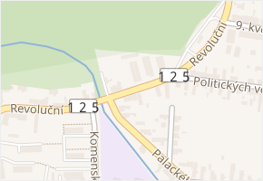 Revoluční v obci Velký Osek - mapa ulice