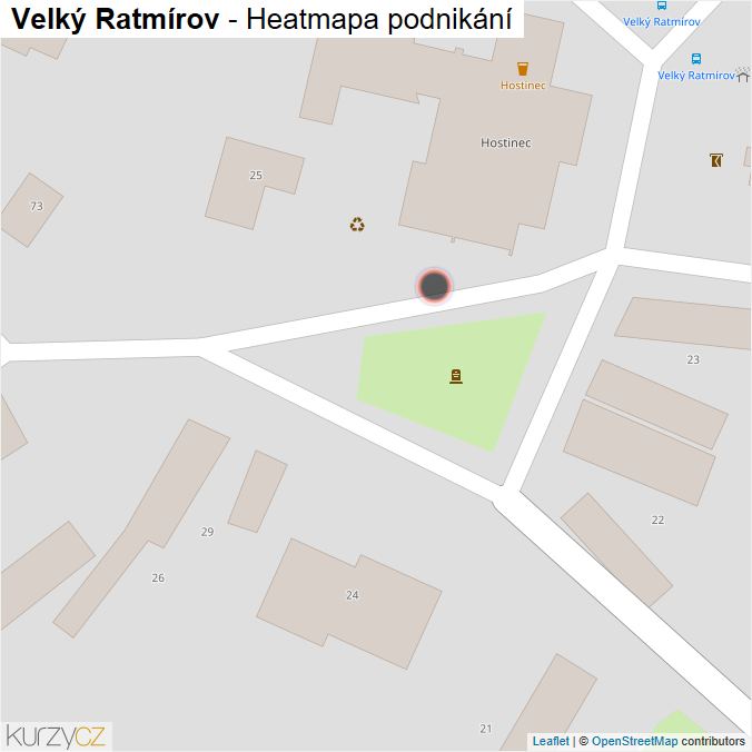 Mapa Velký Ratmírov - Firmy v obci.