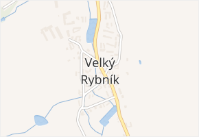 Velký Rybník v obci Velký Rybník - mapa části obce