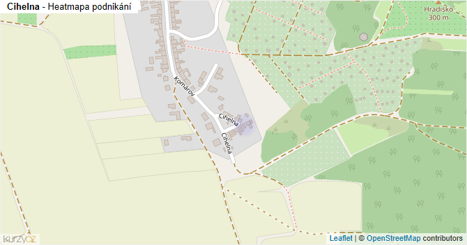 Cihelna - mapa podnikání