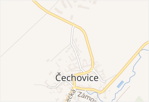Ve Dvoře v obci Velký Týnec - mapa ulice