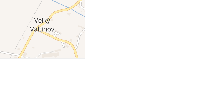 Velký Valtinov v obci Velký Valtinov - mapa části obce