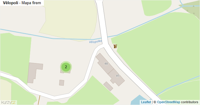 Vělopolí - mapa firem