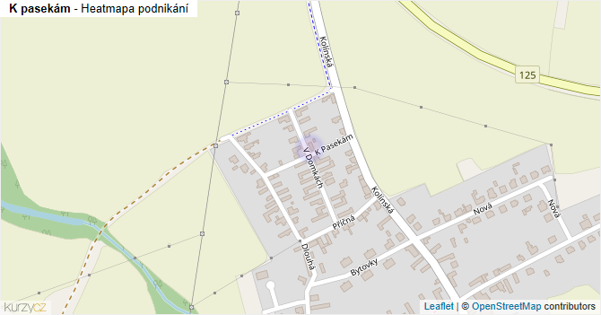 K pasekám - mapa podnikání