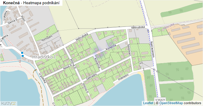 Konečná - mapa podnikání